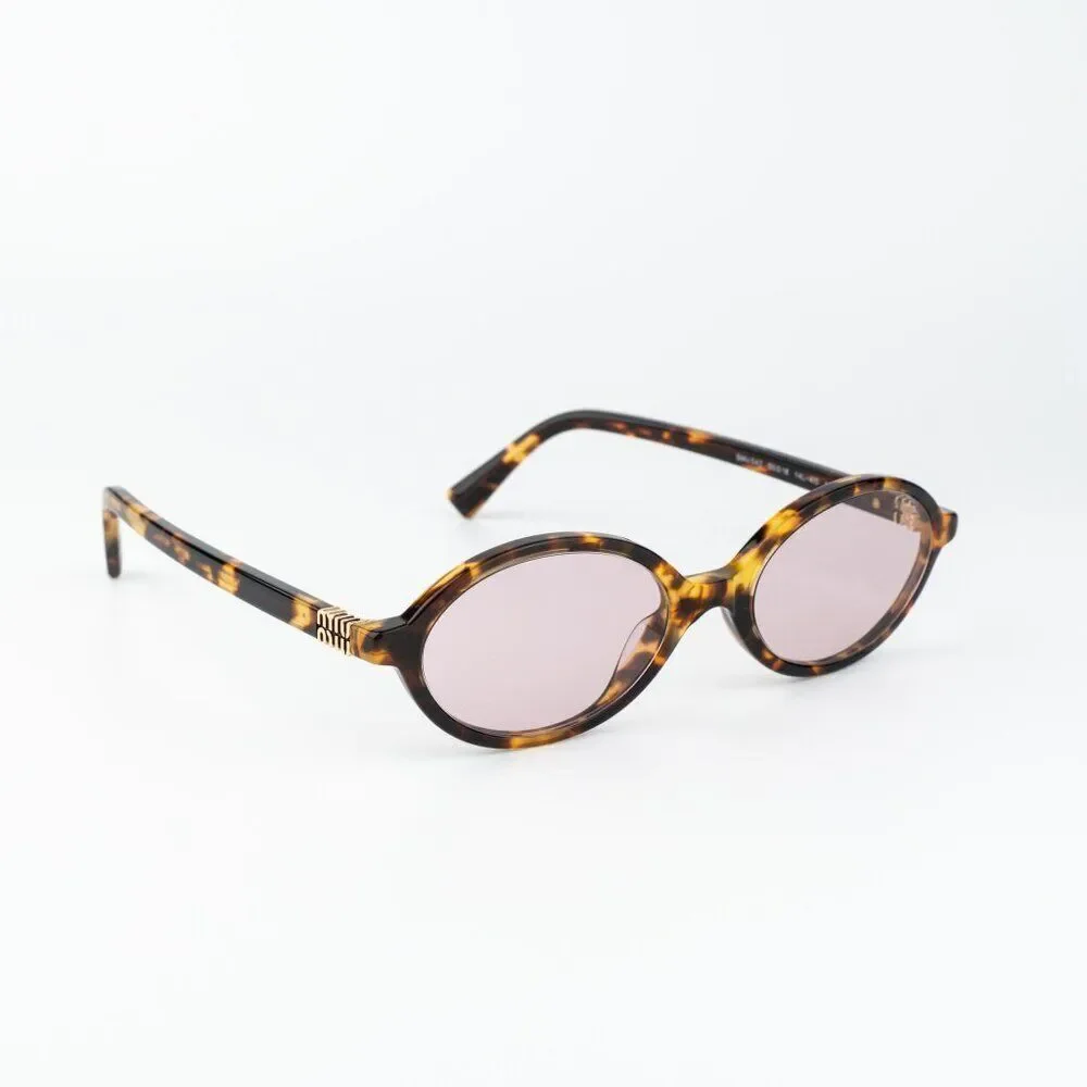 Miu Miu REGARD Men Sunglasses Honey Havana Pink MU04ZS 14L4I0 NEW AUTHENTIC